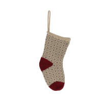 Skarpeta Świąteczna Christmas Stocking Soft Grey Maileg