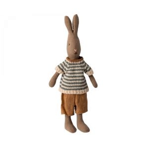 Królik Rabbit Size1 Brown Shirt & Shorts Maileg