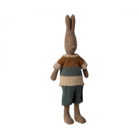 Królik Rabbit Size2 Brown Shirt & Shorts Maileg