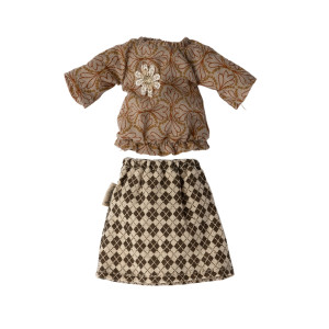 Ubranko Dla Babci Myszki Blouse & Skirt Grandma Mouse Maileg