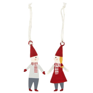 Zawieszka Santa’s helper couple My Nostalgic Christmas Ib Laursen