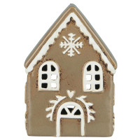 Ceramiczny Domek Latarnia Stillenat Gingerbread snowflake Ib Laursen