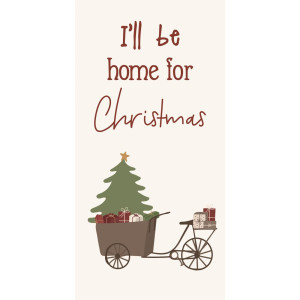 Papierowe Serwetki I'll be home for Christmas Ib Laursen