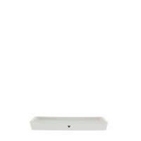 Taca Tray Rectangular Small White Bastion Collections