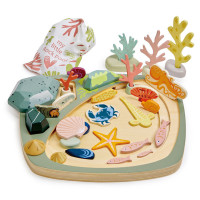 Kreatywny Zestaw Z Drewnianymi Elementami - Ocean Tender Leaf Toys