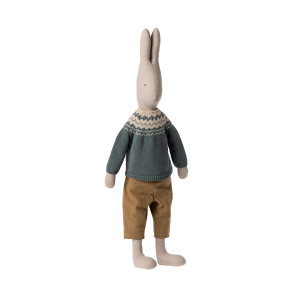 Królik Rabbit Boy Pants & Knitted Sweater Size 5 Maileg 