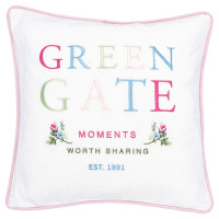 Poszewka Greengate Moments White Green Gate