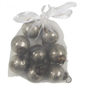 Bombki Szklane Mini Silver 8 Szt Ib Laursen