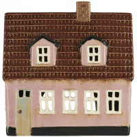 Ceramiczny Domek Latarnia My Home Town 2 Dormer Windows Ib Laursen