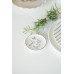 Talerzyk Tea Tip White/Made with Love in Grey Bastion Collections 