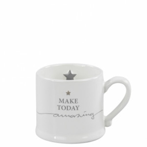 Kubek Z Gwiazdką Make Today Amazing Grey Bastion Collections 