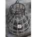 Lampion Black With Jute Bastion Collections BEZ SZKLANEGO WKŁADU!