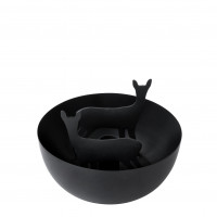 Metalowy Świecznik Bowl Deer Black Bastion Collections 