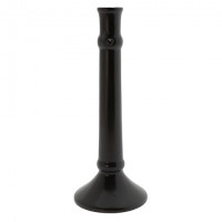 Świecznik Candlestick L Matt Black 24CM Bastion Collections 