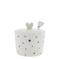 Cukierniczka White/Hearts & Spoon in Black Bastion Collections 