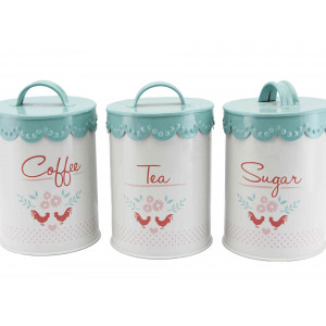 Komplet pojemników Tea, Coffee i Sugar Komplet pojemników Tea, Coffee i Sugar