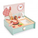 Drewniana Kuchnia Przenośna Mini Chef Tender Leaf Toys