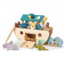 Drewniany Statek Ze Zwierzątkami Arka Noego Tender Leaf Toys