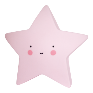 Lampka Mini Star Pink A Little Lovely Company 