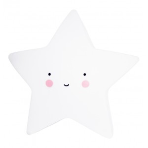 Lampka Mini Star White A Little Lovely Company 