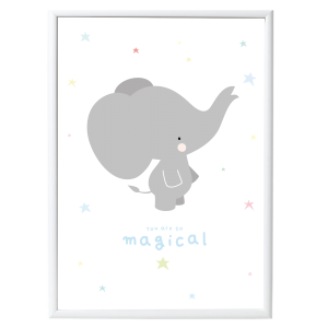 Plakat Grey Elephant A Little Lovely Company 