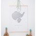 Plakat Grey Elephant A Little Lovely Company 