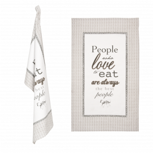 Ściereczka Kuchenna z Napisami