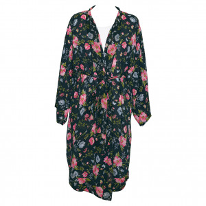 Kimono Meadow Black Green Gate 