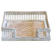 Serwetnik Tray White Green Gate 