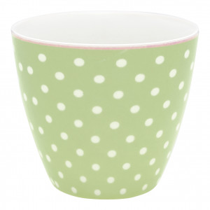 Kubek Latte Spot Pale Green Green Gate 