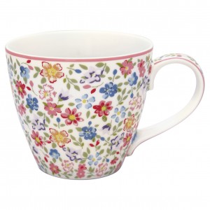 Kubek Clementine White Green Gate 