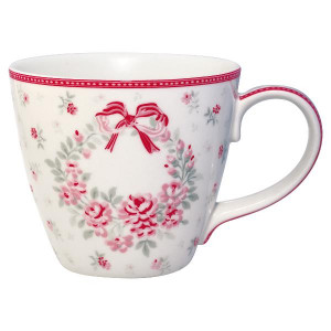 Kubek Flora White Green Gate 