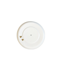 Talerzyk Plate Cup White/Hearts In Bloom Bastion Collections Talerzyk Plate Cup White/Hearts In Bloom Bastion Collections