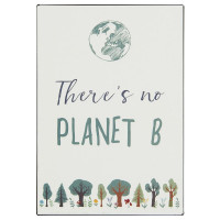 Metalowa Tabliczka There is no PLANET B Ib Laursen 