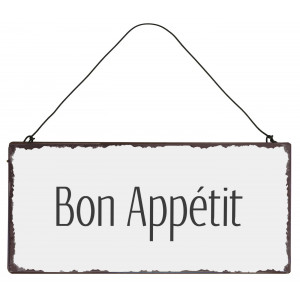 Metalowa Tabliczka Bon Appétit Ib Laursen 