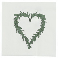Papierowe Serwetki Heart Mistletoe Ib Laursen 