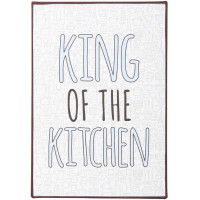 Metalowa Tabliczka King Of The Kitchen Ib Laursen 