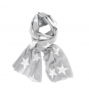 Szalik Grey White Stars Krasilnikoff 