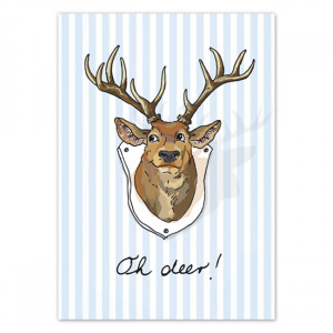 Pocztówka Oh Deer