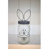 Szklany Pojemnik Bunny Face Jar Madleys 