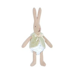 Królik Micro Rabbit Z Zieloną Kamizelką Maileg 