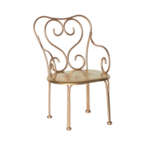 Romantyczne Krzesło Złote Maileg