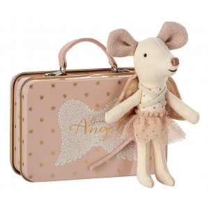 Myszka Guardian Angel Z Walizką Maileg 