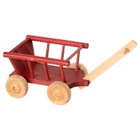 Drewniany Wagonik Wózek Dusty Red Maileg 