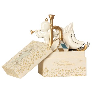 Klasyczne Ozdoby Choinkowe 6SZT Gold Maileg 